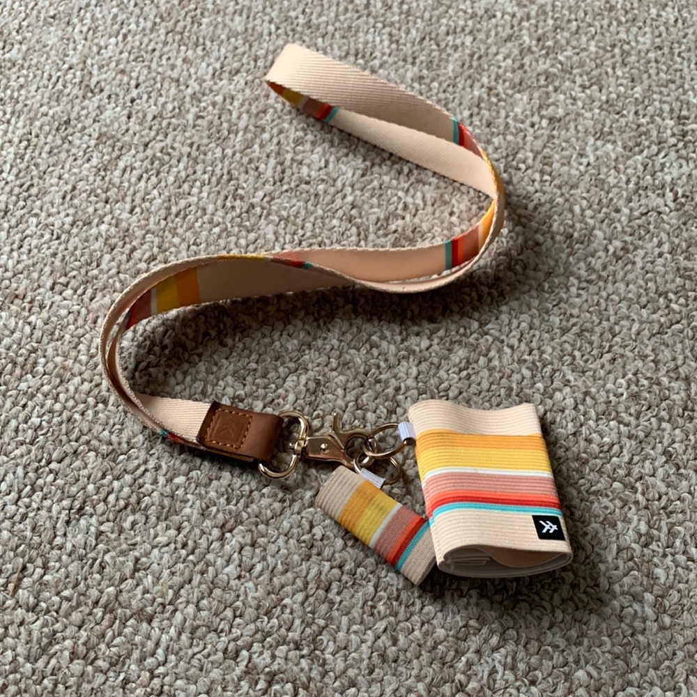thread wallet with chapstick holder